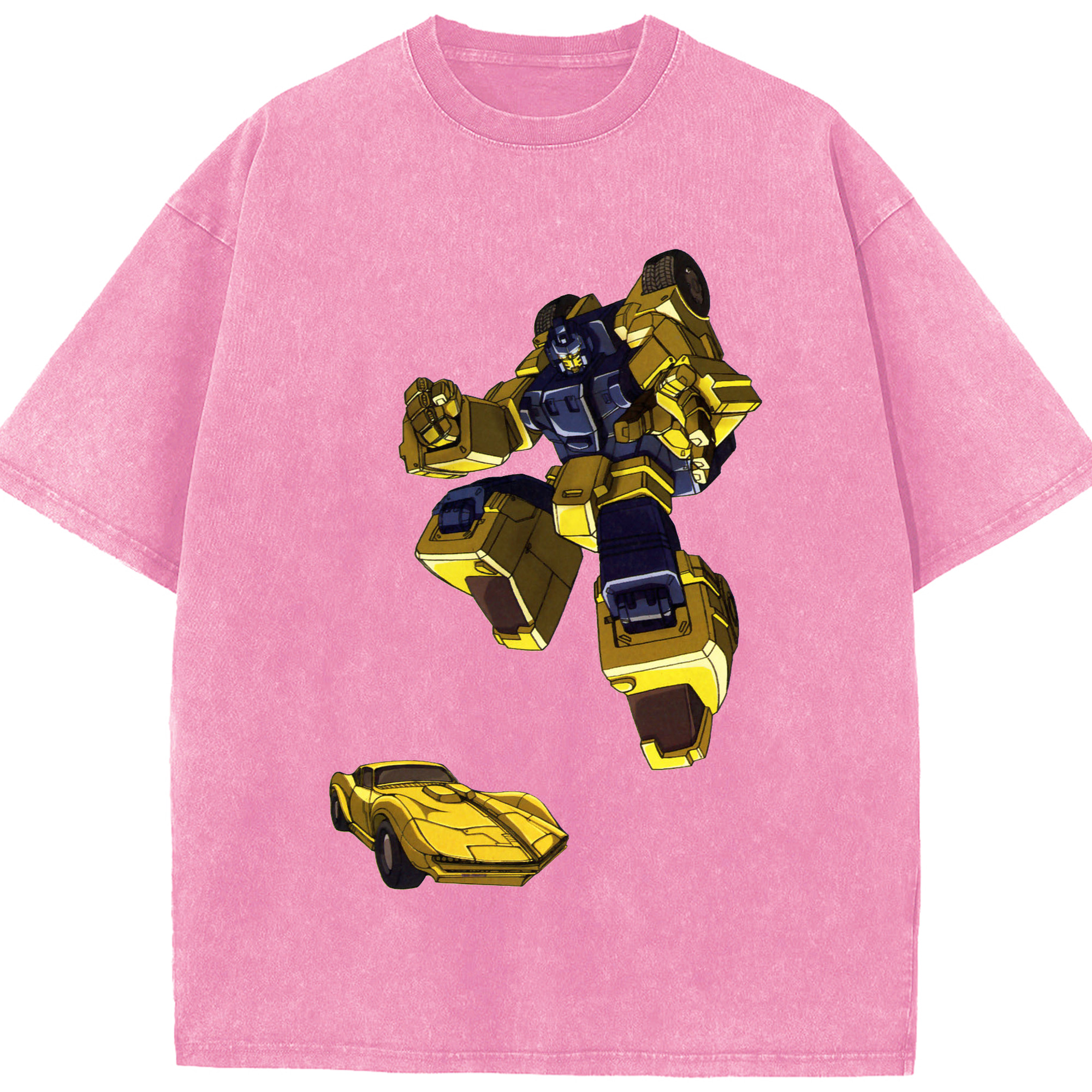 （画像用）  綿100% ヴィンテージ風 半袖Tシャツ（フロントプリント）